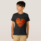 Gedecoreerd schelpenhart t-shirt (Voorkant volledig)