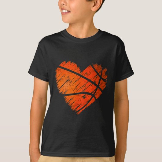 Gedecoreerd schelpenhart t-shirt (Voorkant)