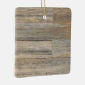 Gedecoreerde lichte rustieke houten planken keramisch ornament (Rechts)