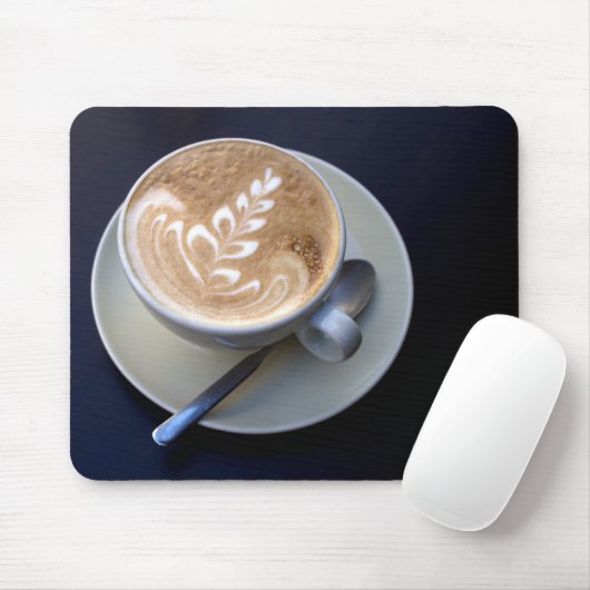 Gedecormeerd Cappucino Muismat (Met muis)