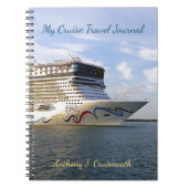 Gedecormeerd cruiseschip Personalized Journal Notitieboek (Voorkant)
