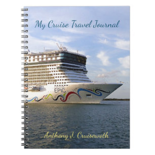 Gedecormeerd cruiseschip Personalized Journal Notitieboek
