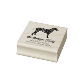 Gedecormeerd Dalmatiaans familielid Rubberstempel (Stempel)