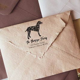 Gedecormeerd Dalmatiaans familielid Rubberstempel