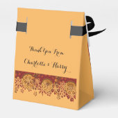 gedecormeerd Indiaas ellephant-ontwerp Bedankdoosjes (Achterkant)