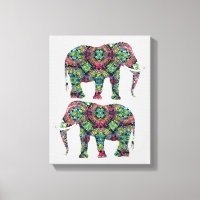  gedecormeerd Indiaas ellephant-ontwerp