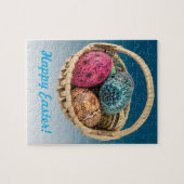 Gedecormeerd oegmandje puzzel legpuzzel (Horizontaal)