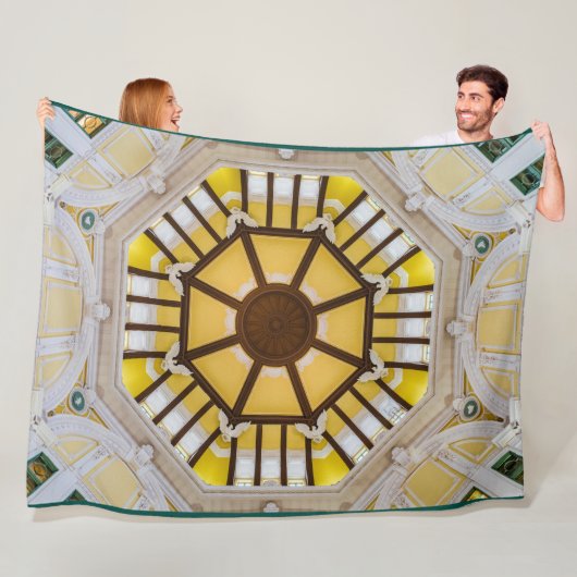 Gedecormeerd plafond op het station van Tokio Fleece Deken (In situ)