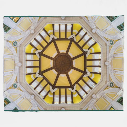 Gedecormeerd plafond op het station van Tokio Fleece Deken (Voorkant (Horizontaal))