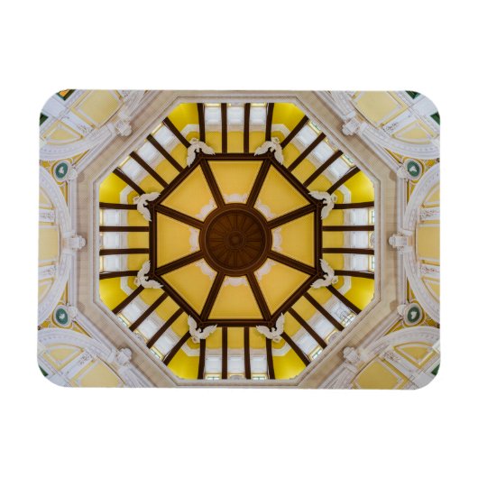 Gedecormeerd plafond op het station van Tokio Magneet (Horizontaal)