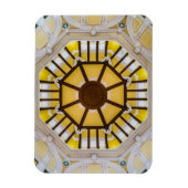 Gedecormeerd plafond op het station van Tokio Magneet (Verticaal)