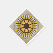 Gedecormeerd plafond op het station van Tokio Servet (Hoek)