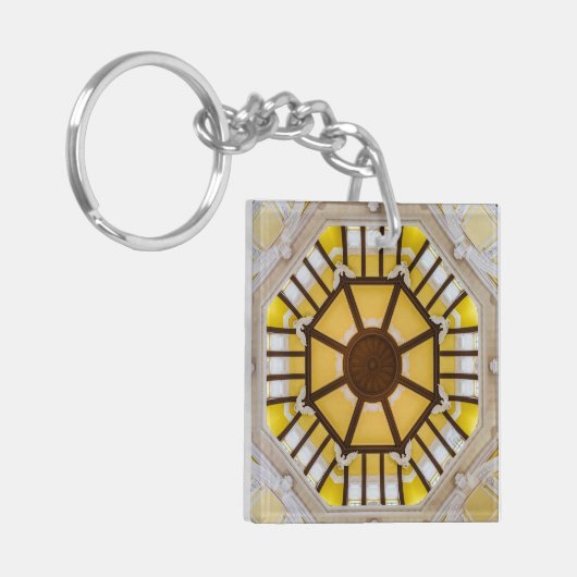 Gedecormeerd plafond op het station van Tokio Sleutelhanger (Voorkant Links)