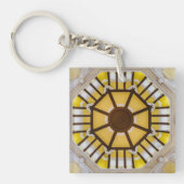 Gedecormeerd plafond op het station van Tokio Sleutelhanger (Voorkant)