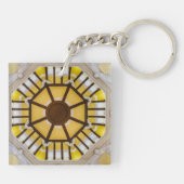 Gedecormeerd plafond op het station van Tokio Sleutelhanger (Achterkant)