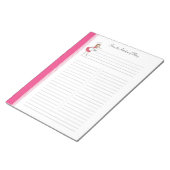 Gedecormeerd, speciaal gepersonaliseerd recept pad notitieblok (Schuin)