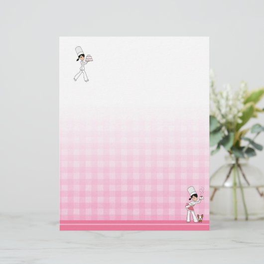 Gedecormeerde briefhoofd voor Recipe Multomappen # (Staand voorkant)