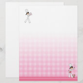 Gedecormeerde briefhoofd voor Recipe Multomappen # (Voorkant / Achterkant)