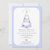 gedecormeerde Cake Bridal Brunch Vrijgezellenfees Kaart (Voorkant)