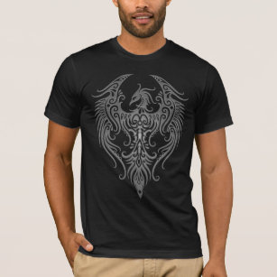 Gedecormeerde donkere stam Phoenix T-shirt