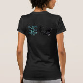 Gedecormeerde menselijke schedel Art Thunder_Cove T-shirt (Achterkant)