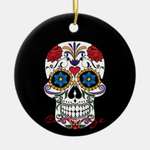 Gedecormeerde menselijke vaardigheden Art Thunder_ Keramisch Ornament