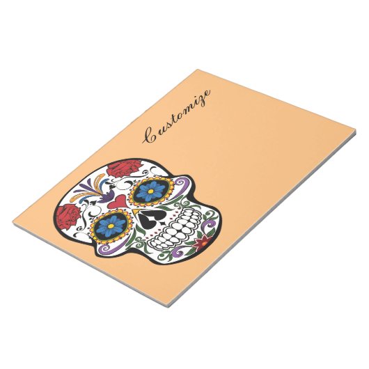 Gedecormeerde menselijke vaardigheden Art Thunder_ Notitieblok (Schuin)