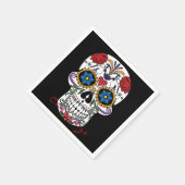 Gedecormeerde menselijke vaardigheden Art Thunder_ Servet (Hoek)