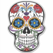 Gedecormeerde menselijke vaardigheden Art Thunder_ Sticker (Voorkant)