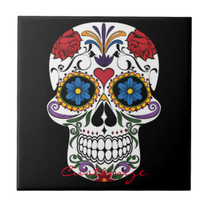 Gedecormeerde menselijke vaardigheden Art Thunder_ Tegeltje