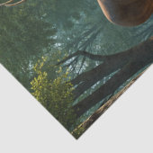 Gedecoupageerde hertenbok rustige bos dieren kunst tissuepapier (Detail)