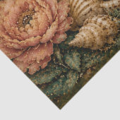 Gedecoupeerde gepersonaliseerde zeemeermin botanis tissuepapier (Detail)