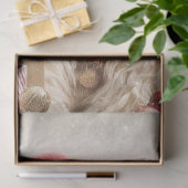 Gedecoupeerde Whimsical Festive Aangeklede Hooglan Tissuepapier (Geschenk)
