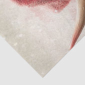 Gedecoupeerde Whimsical Festive Aangeklede Hooglan Tissuepapier (Detail)