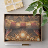 Gedecoupeerde Whimsical Punch in het Circus Tissuepapier (Geschenk)