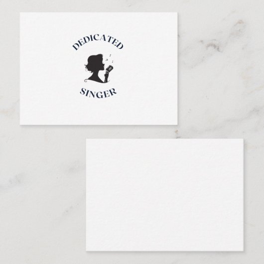 GEDEDICEERDE ENKER VISITEKAARTJE (Voorkant / Achterkant)