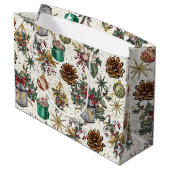 Gedeeld kerstfeest groot cadeauzakje (Achterkant Gekanteld)