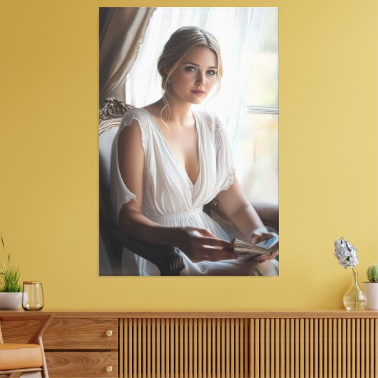 gedeeld moment canvas afdruk (Insitu (Woonkamer))