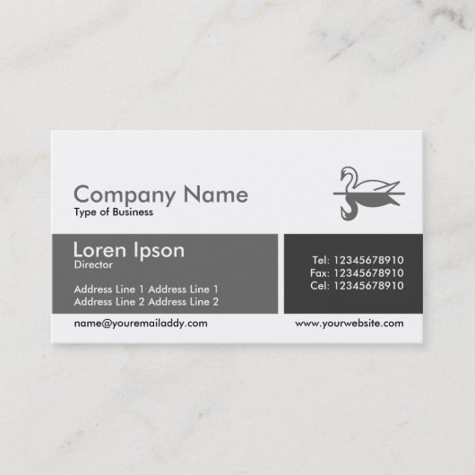 Gedeelde band - Grijze hoeden Visitekaartje (Voorkant)