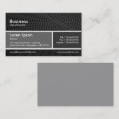 Gedeelde band v2 grijs en donkergrijs visitekaartje (Voorkant / Achterkant)
