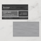 Gedeelde band v3 grijs en donkergrijs visitekaartje (Voorkant / Achterkant)
