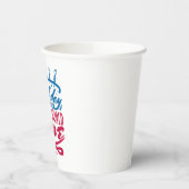 Gedeelde Birthday gedeelde liefde Papieren Bekers (Links)