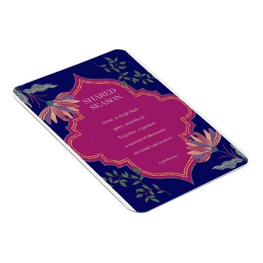 Gedeelde gedichtenkaart van het seizoen magneet (Rechterzijde)