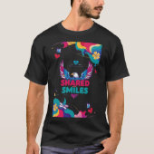 Gedeelde glimlach: Verspreid de vreugde T-shirt (Voorkant)