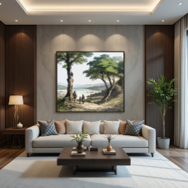 Gedeelde Horizon Canvas Afdruk
