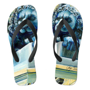 Gedeelde kat teenslippers