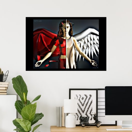 Gedeelde persoonlijkheid poster (Thuiskantoor)