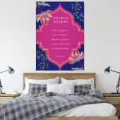 Gedeelde Seizoen Canvas Afdruk (Insitu (Slaapkamer))