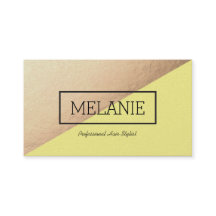 Gedeelde Visitekaartjes in geel