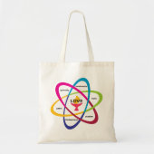 Gedeelde waarden Atom - Unitarian Universalist Ass Tote Bag (Voorkant)